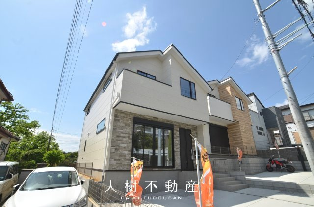 【外観】 | 座間市立野台3丁目  新築戸建て　全２棟　【仲介手数料無料】 | 海老名市を中心に地域密着で営業♪不動産のことなら「大樹不動産」へ