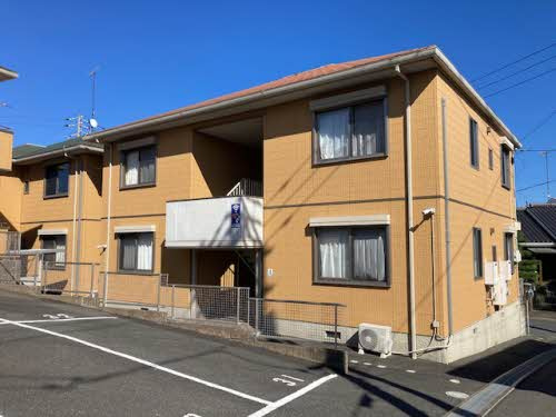 【外観】 | シャーメゾン洛陽A | 落ち着いた雰囲気の外観です