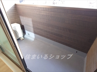 安芸高田市吉田町吉田のアパートのバルコニー