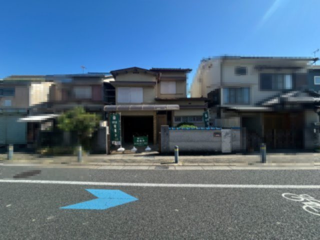 【価格改定】長岡京市今里畔町　の前面道路含む現地写真|前面道路含む現地写真です。広々とした前道です！