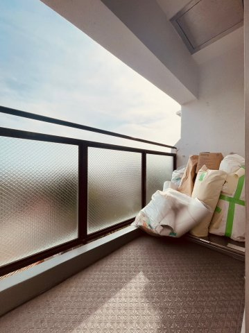 カサベラ大蔵谷のバルコニー