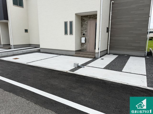 ♦東大阪市元町　第1期　新築一戸建ての駐車場|駐車スペース！散水栓があるので、こまめに愛車を洗えます！