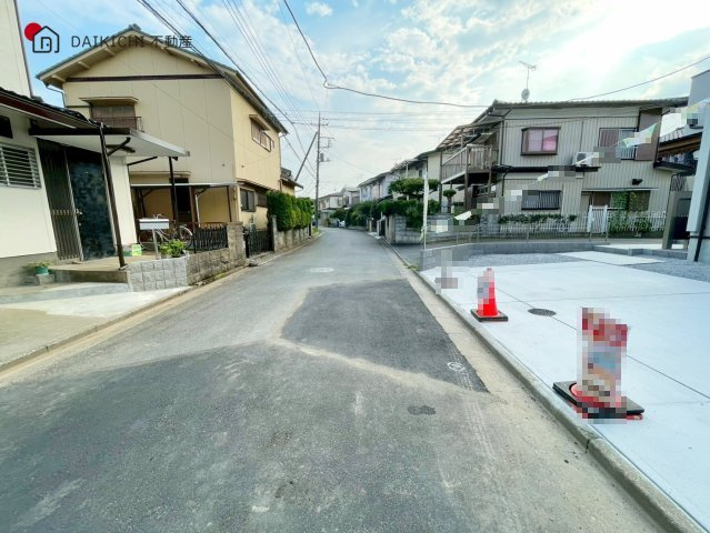 【前面道路含む現地写真】 | 北本市中丸7丁目　BLOOMING　GARDEN　新築戸建　全1棟　1号棟