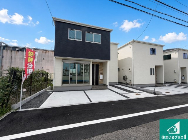 ♦東大阪市元町　第1期　新築一戸建ての外観|安心の10年保証！外観を美しく保ち、雨水で汚れを落とします！気になることがありましたら、お気軽にお問い合わせください！