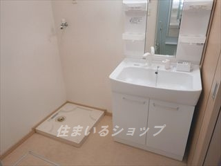 安芸高田市八千代町下根のアパートの洗面所|シャンプードレッサー
