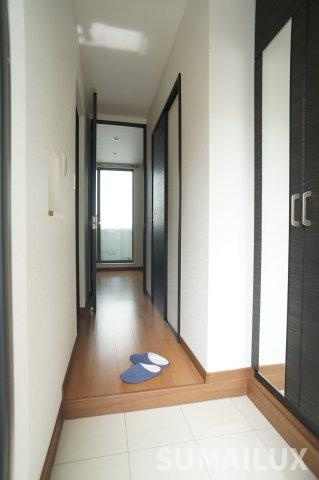 熊本市中央区大江１丁目のアパートの玄関