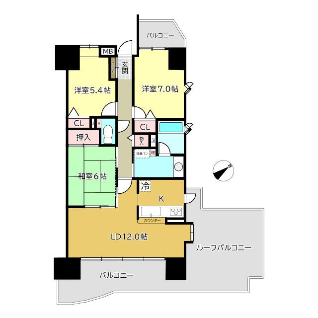 【間取り】の画像