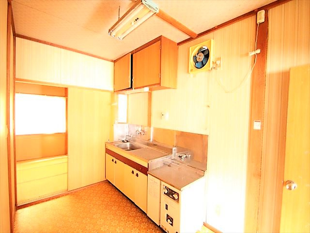 住悦アパート　A棟のキッチン