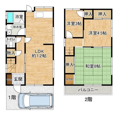 東垂水３丁目貸家