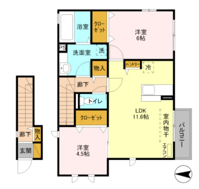 Ｃｏｍｆｏｒｔの間取り|ファミリー向けの間取りです☆
