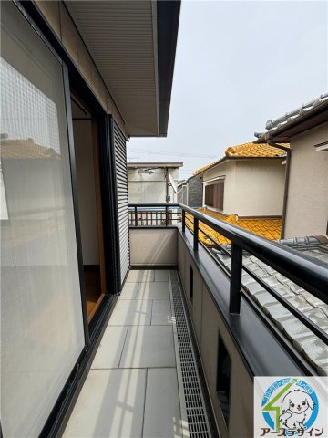 西明石町3丁目戸建てのバルコニー