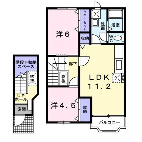 プリマヴェーラⅠの間取り