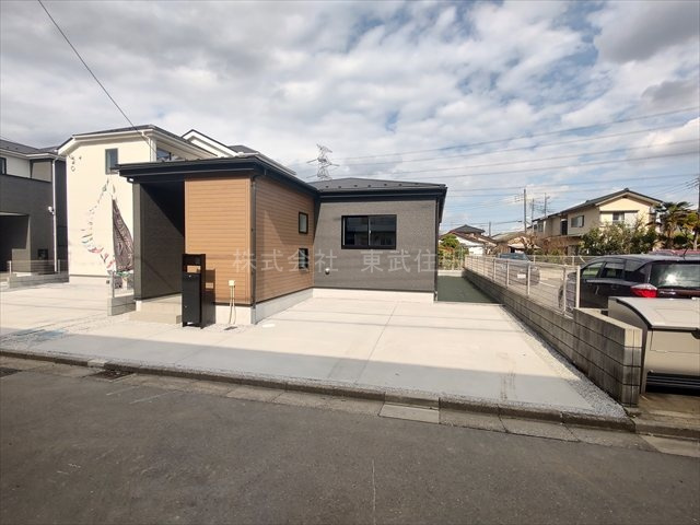 【前面道路含む現地写真】 | 鶴ヶ島市中新田　全3棟　3号棟 | 都市ガス・本下水