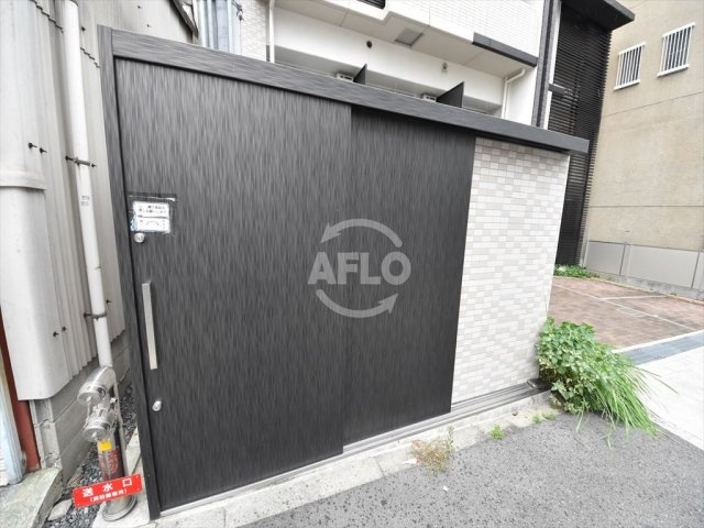 レジデンス上町台のその他共用部分|レジデンス上町台　ゴミ置場