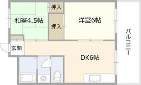 六甲道レクランの間取り