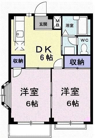 【間取り】 | エルディム大喜多