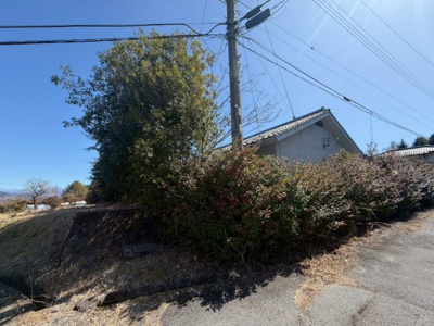 【前面道路含む現地写真】 | 渋川市祖母島　建坪40坪以上平屋