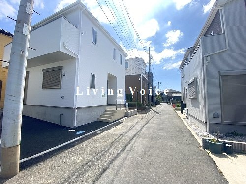 【仲介手数料０円】茅ヶ崎市中島第15　新築一戸建ての前面道路含む現地写真|茅ヶ崎市中島第15　新築一戸建て