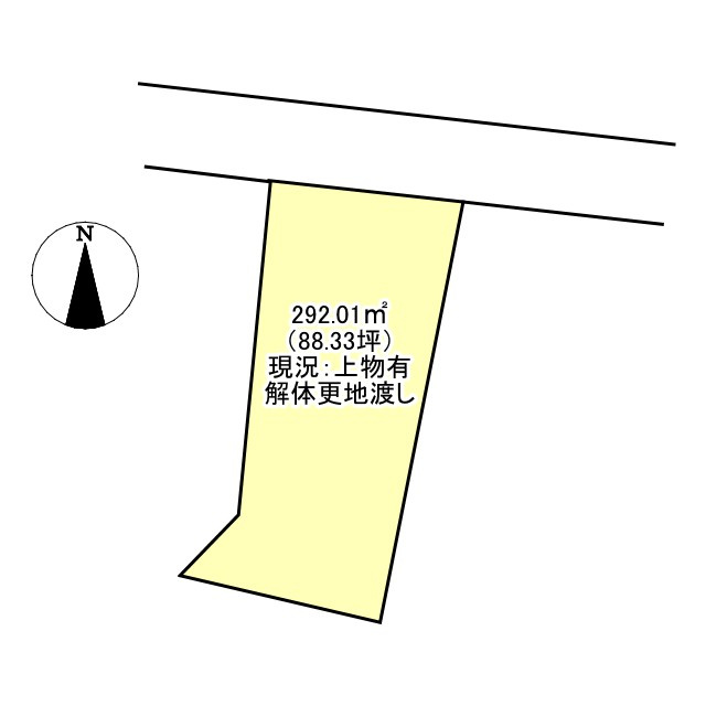 西条市氷見丙1027-1　1027-2　土地の土地図