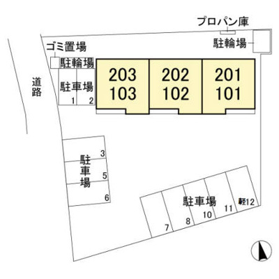 【区画図】 | ルミエール木崎