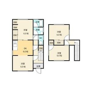 中野町二丁目戸建の間取り