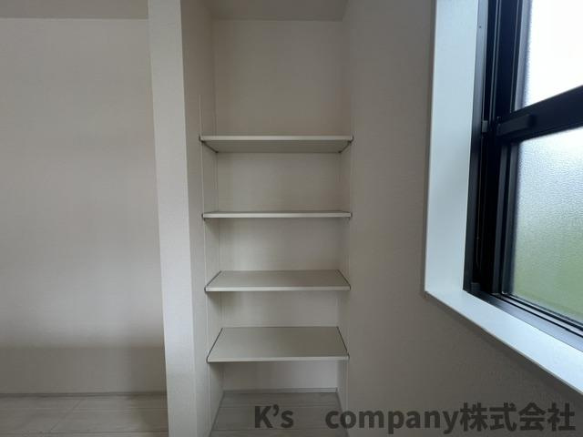 茅ヶ崎市堤　新築戸建の収納|4段式収納スペース◇