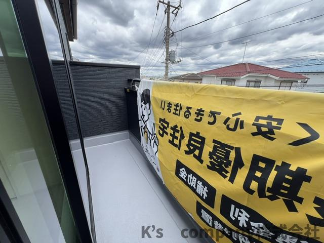茅ヶ崎市堤　新築戸建のバルコニー|2階バルコニー◇◇