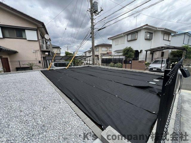 茅ヶ崎市堤　新築戸建の庭|広さがあるお庭付き◇プライベート空間で楽しいひと時を過ごせます◇