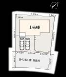 茅ヶ崎市堤　新築戸建の区画図|区画図☆