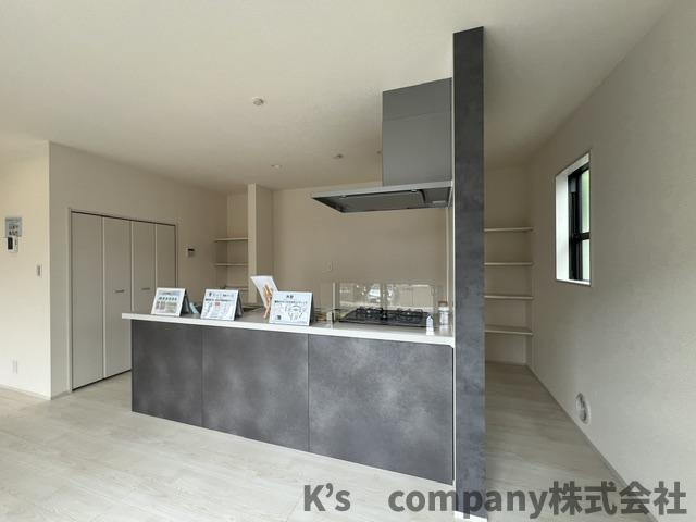 茅ヶ崎市堤　新築戸建のキッチン|オープンキッチンで全体を見わたせます◇◇