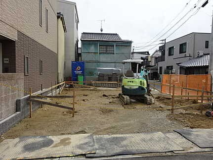 広島市南区山城町　新築一戸建ての外観