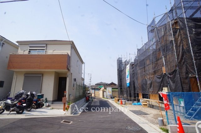 【前面道路含む現地写真】 | 八尾市福万寺町4丁目　【A号棟/全2棟】 | 【前面道路：幅員約4.7ｍ☆】