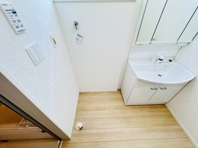 松戸市根木内新築戸建（根木内第10）のランドリースペース|洗濯機置き場