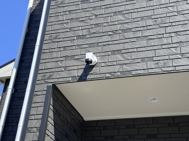 松戸市根木内新築戸建（根木内第10）の防犯設備|スマホで確認できる防犯カメラつき♪