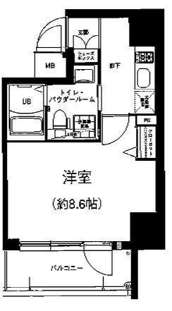 MSR梅田EASTの間取り