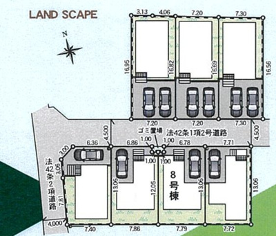 【区画図】 | 海老名市社家２丁目　新築戸建て　全10棟　【仲介手数料無料】 | 【仲介手数料無料でご紹介可能です】大樹不動産