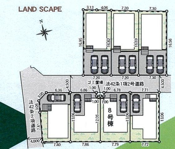 【区画図】 | 海老名市社家２丁目　新築戸建て　全10棟　【仲介手数料無料】 | 【仲介手数料無料でご紹介可能です】大樹不動産