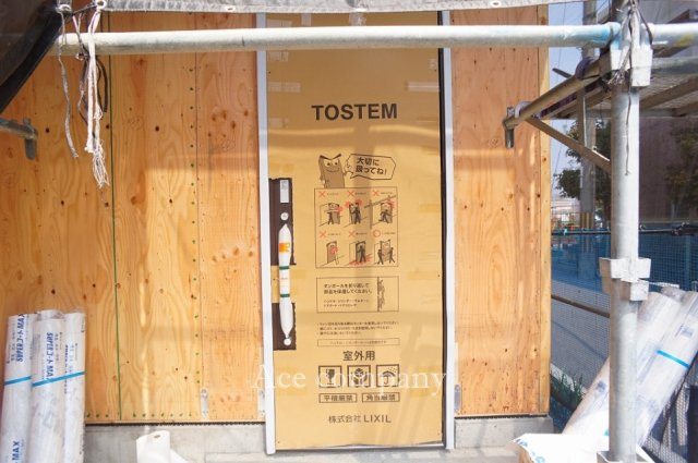 【玄関】 | 八尾市福万寺町4丁目　【B号棟/全2棟】 | 【B号棟：只今建築中！2026年3月29日現在☆】玄関断熱ドアです☆