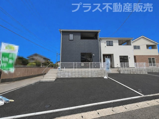 【外観】 | 那珂川市今光8丁目第2　3号棟（全3棟）【仲介手数料無料・0円】 | 現地写真。同じ物件を見るなら、プラス不動産販売にお任せ下さい。