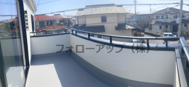 リーブルガーデン神戸市西区竹の台5期のバルコニー|落ち着いた時間を過ごせるバルコニーです