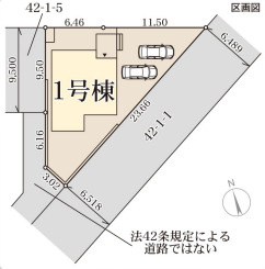 リーブルガーデン神戸市西区竹の台5期の区画図