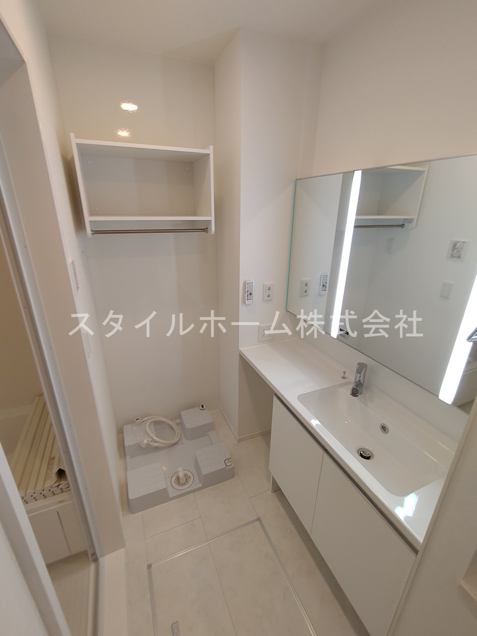 ヴィラ胡蝶の洗面所|イメージ写真です。