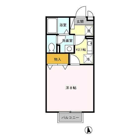 セジュールＦＫの間取り