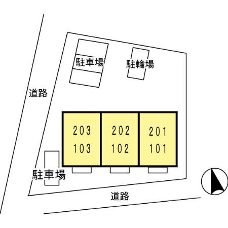 セジュールＦＫの区画図