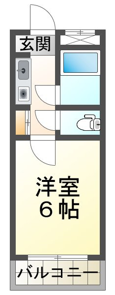 サンハイツ学が丘の間取り