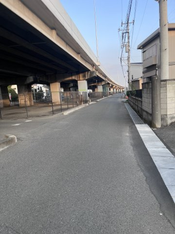 足利市福居町倉庫、事務所|前面道路