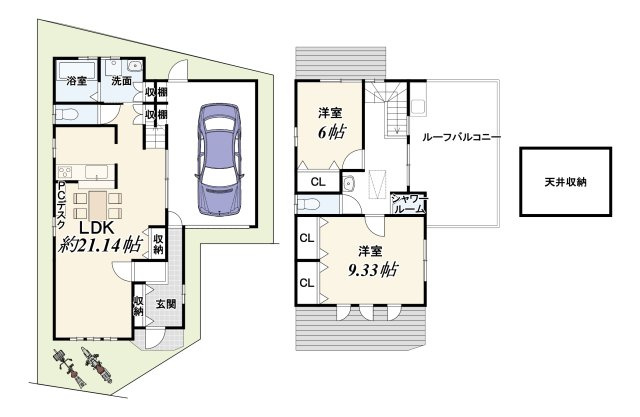 小山谷田町の間取り