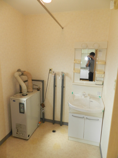 ハイツ夕陽ヶ丘の洗面所