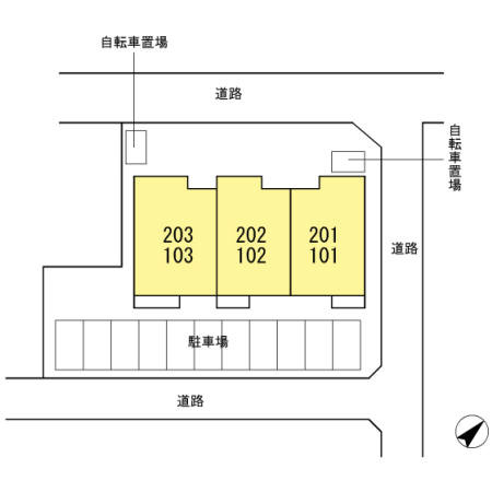 ボヌール　　刈谷市近郊の賃貸はクラスホーム刈谷店の駐車場