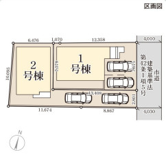 リーブルガーデン福岡市早良区飯倉第二十1期の区画図